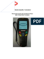 Tokheim Quality Calculator. Manual Del Usuario Del Terminal de Mano HHT (Hand Held Terminal)