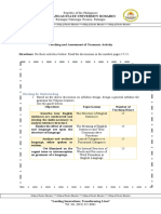 Teaching and Assessment of Grammar Activity