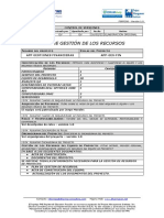 FGPR - 290 - 06 - Plan de Gestión de Los Recursos