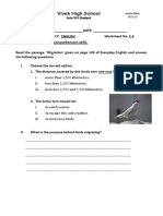 Class 3 Worksheets October