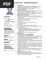 CV Ishwarchand Pal - Jan 2022 (QA)