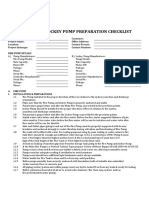 Preparation Checklist - Fire & Jockey Pump