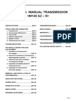 Group 22A Manual Transmission M130 S2