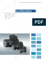 Synchronous Alternators: G Plus Line AG10 Line 60 HZ