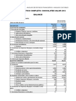 Caso Práctico Completo: Chocolates Valor 2012 Balance