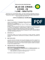 Especializacion Covid On Line 2020-2