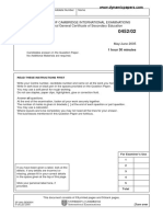 Accounting Paper 2 Past Paper Practice Questions