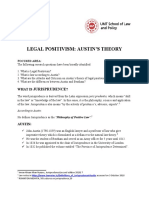 Legal Positivism Austins Theory