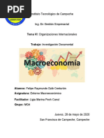 Investigación Unidad #6 Macroeconomía