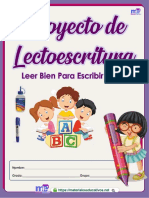 Proyecto de Lectoescritura Leer Bien para Escribir Mejor 2021