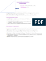 EVALUACIÓN DE DIAGNOSTICO LENGUA 6° Grado