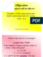 Algebraic Expression