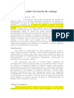 Parlett, M. - Reflexiones Sobre La Teoría de Campo