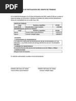 Acta de Instalacion Contabilidad