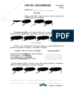 Guía de Aprendizaje Completa - Acentos Prosódico - Clasificacion de Las Palabras - Uso de Mayusculas y Minusculas - B y V