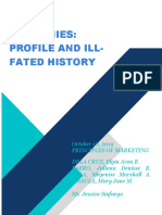 Failed Companies: Profile and Ill-Fated History