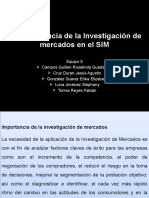 4.3 Importancia de La Investigacion de Mercados en El SIM Mk1