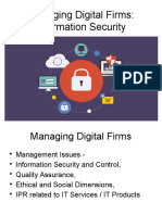 Managing Digital Firms: Information Security: Unit 4