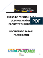 PDF Gestion para La Inovacion de Paquetes Turisticos