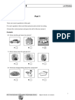 PET Practice Exam 4: Questions 1-7