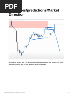 Obstacles, Predictions and Market Direction