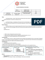 Syllabus in Principles of Teaching 1