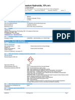 Potassium Hydroxide, 10% W/V: Safety Data Sheet