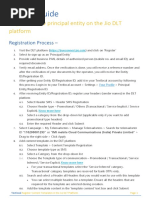 DLT Registration Process For Jio