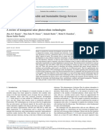 Review If Transparent Solar Photovoltaic Technologies