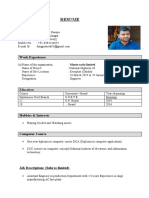 Sandeep RESUME