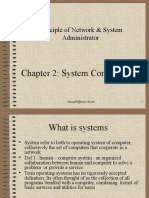 Principle of Network & System Administrator