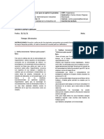 Control de Lectura Obra Sálvese Quien Pueda - Examen