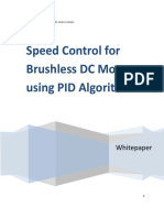 Speed Control For Brushless DC Motor Using PID Algorithm