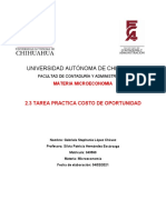 2.3 Tarea Practica Costo de Oportunidad