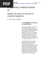 Linguistica y Ciencia Ficción