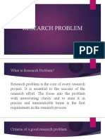 Research Problem Title