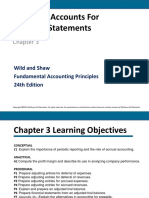 Adjusting Accounts For Financial Statements: Wild and Shaw Fundamental Accounting Principles 24th Edition