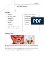 Peri-Implantitis: Presented By: Kriti Dalmia. Moderated By: Dr. Shobha R