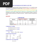 Solucion de Problemas Formulacion MPL