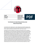 The Process of Industrialization (Ayub Industialization)