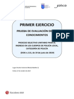 Primer Ejercicio: Prueba de Evaluación de Los Conocimientos