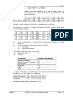 Chapter 7: Statistics