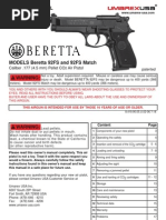 Manual Beretta M92FS en