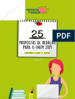 25 Propostas de Redação para o Enem 2019 (E-Book N3103)