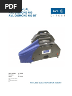 User Manual: Avl Dismoke 480 Avl Dismoke 480 BT