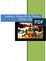 Analisis y Desarrollo Pruebas Tepsi y Piagetanas