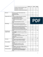 Mark Scheme For SBA: Project Area K&Ca I & A Total