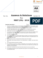 NEET 2018 Question Paper Code-AA