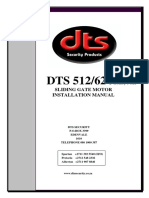 Sliding Gate Motor Installation Manual: (Sentry PCB)