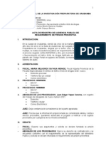 Acta de Audiencia de Prision Preventiva